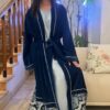 Blue Velvet Bisht