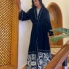 Blue Velvet Bisht