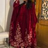 Red Velvet Kaftan