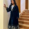 Blue Velvet Bisht